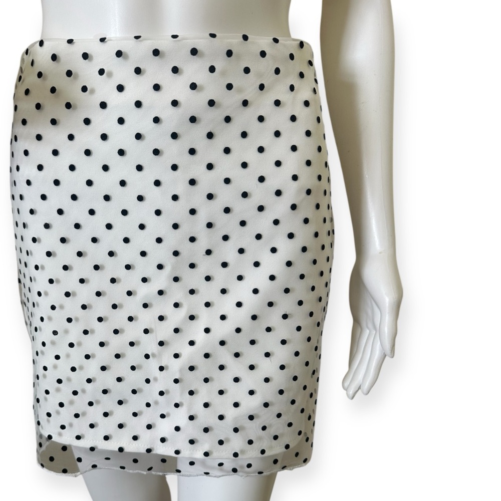 Polka Dot Mini Skirt